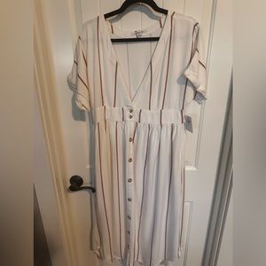 O’Neil midi dress. NWT - Linen/cotton feel